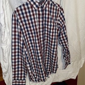 George Button Down Dress Shirt Mens Medium